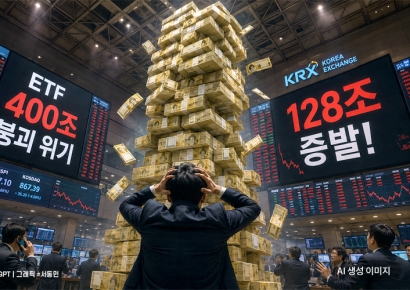 ETF 400조 붕괴 초읽기…37일 만에 128조 날아갔다