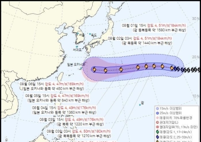"41.6도 찍었는데, 다음주 더 덥대"…초속 56m '슈퍼 태풍 돌핀' 공포까지