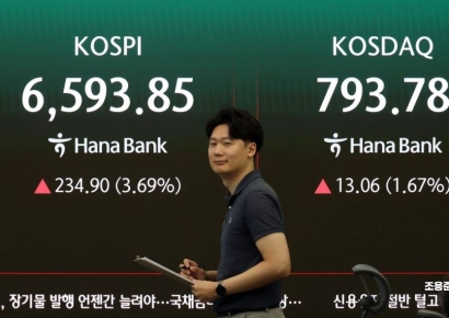 코스피 6600선 턱밑까지…코스닥도 나흘째 오름세