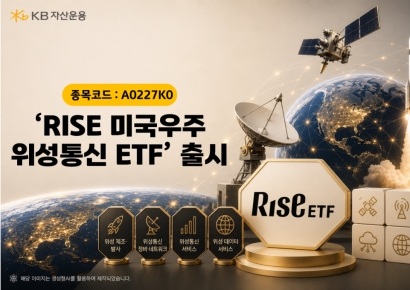 KB자산운용, 'RISE 미국우주위성통신 ETF' 출시