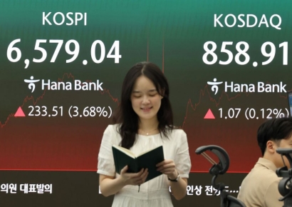 [굿모닝 증시]美 반도체주 급등…"한국증시 강세 흐름 전망"
