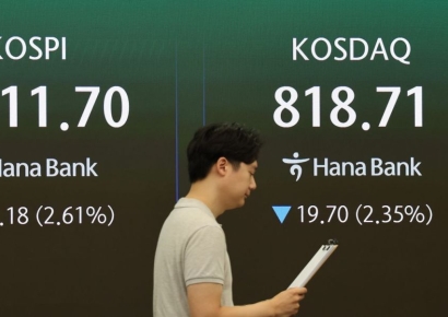 코스피·코스닥 동반 약세…장중 1%대 하락