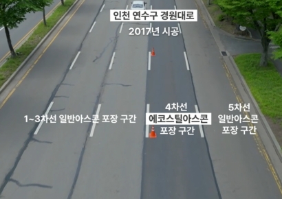 SG, 에코스틸아스콘 장기성능 입증…경원대로 9년간 보수공사 0회