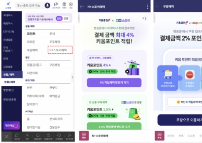 키움증권에서 '네이버 쇼핑'하면 최대 4% 적립