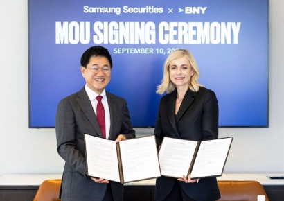 삼성증권, 글로벌 금융그룹 BNY와 MOU