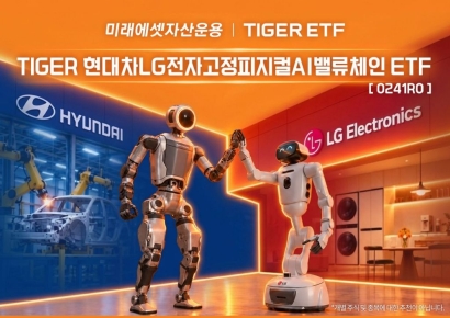'TIGER 현대차LG전자고정피지컬AI밸류체인' ETF 신규 상장