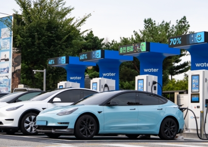 워터, 고속도로 휴게소에 400kW 초급속 충전소 개소