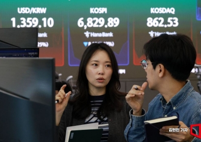 코스피, 약보합 출발 후 외국인 매도세에 하락 전환