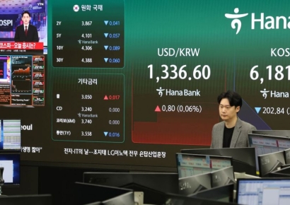 코스피, 장중 4%대 폭락…두 달만에 '매도 사이드카' 발동