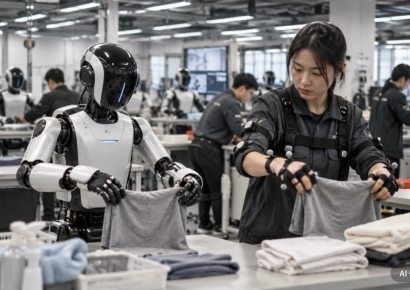 “一天洗200次碗、叠衣服”……中国“机器人训练师”月薪最高达120万韩元